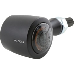 Enterprise-EP1 LED Turn Signal/Taillight/Brake Light LED, Tinted Lens, Black Metal Housing Black Smoke LED