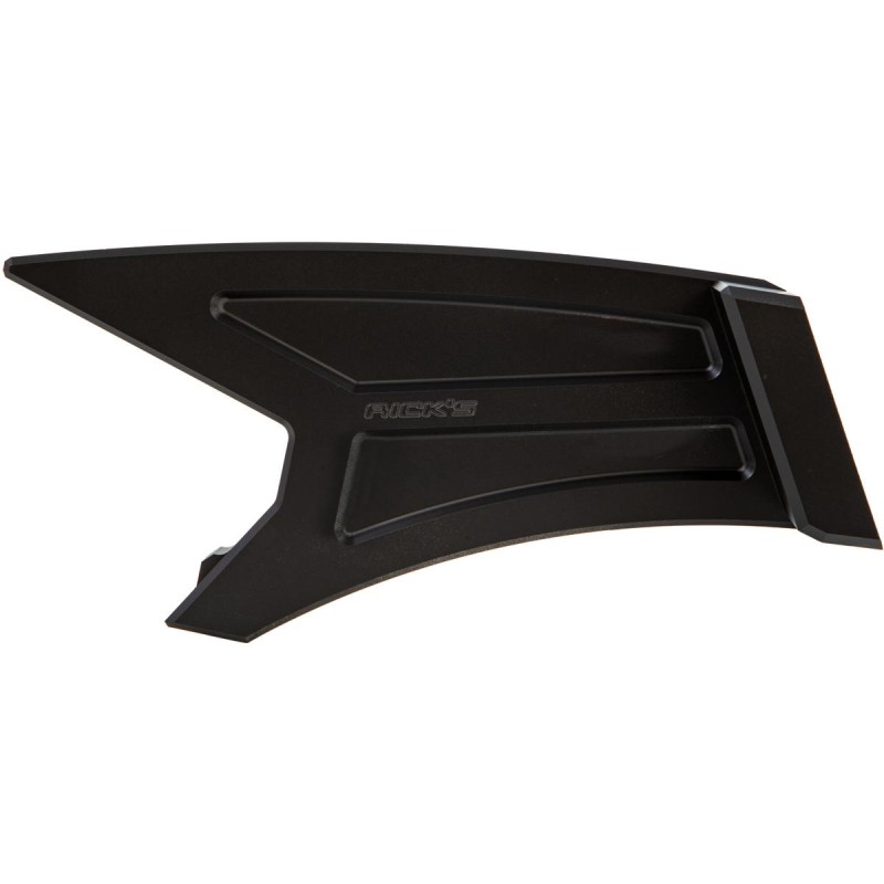 FXDR Aluminium License Plate Side Mount Bracket Long Flat Black Satin