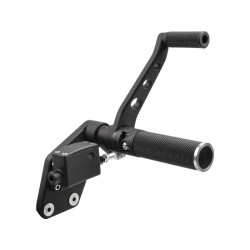 Forward controls 'Base Rubber' black Softail Evo Forward Control Kit for Softail Kit includes side stand