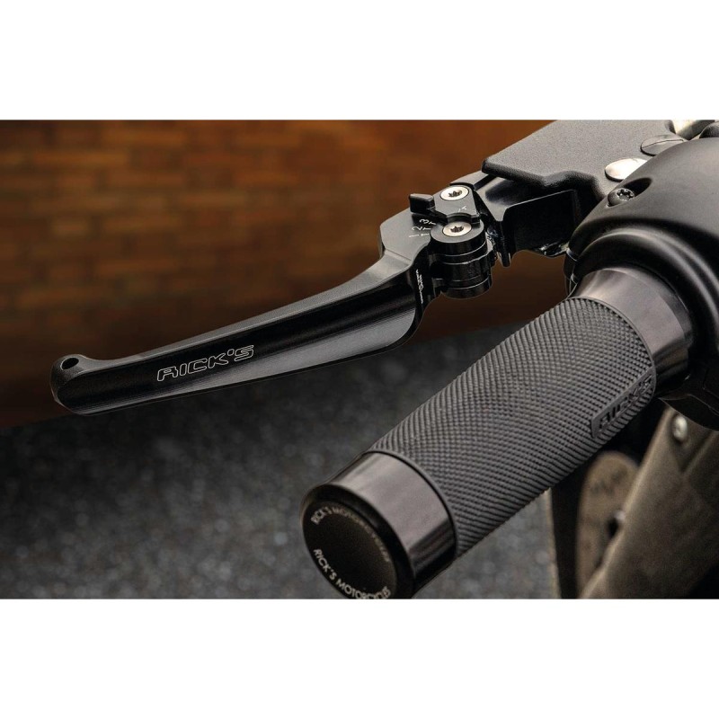 Classic Brake and Clutch Lever Kit Black Anodized Cable Clutch