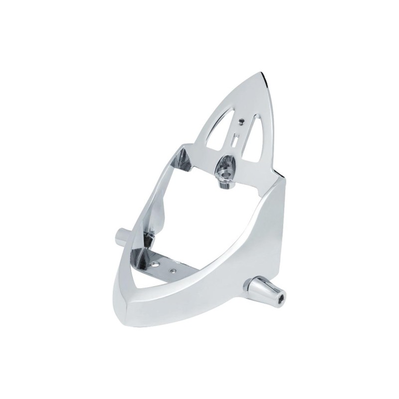 Custom Rear Turn Signal and License Plate Mount for Indian Chrome