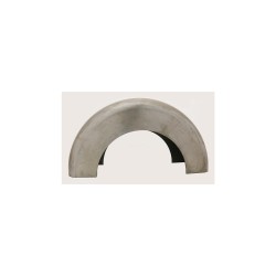 7 1/4" Roll-Your-Own Custom Blank Steel Rear Fender Smooth Side with 13 3/8" Radius Raw