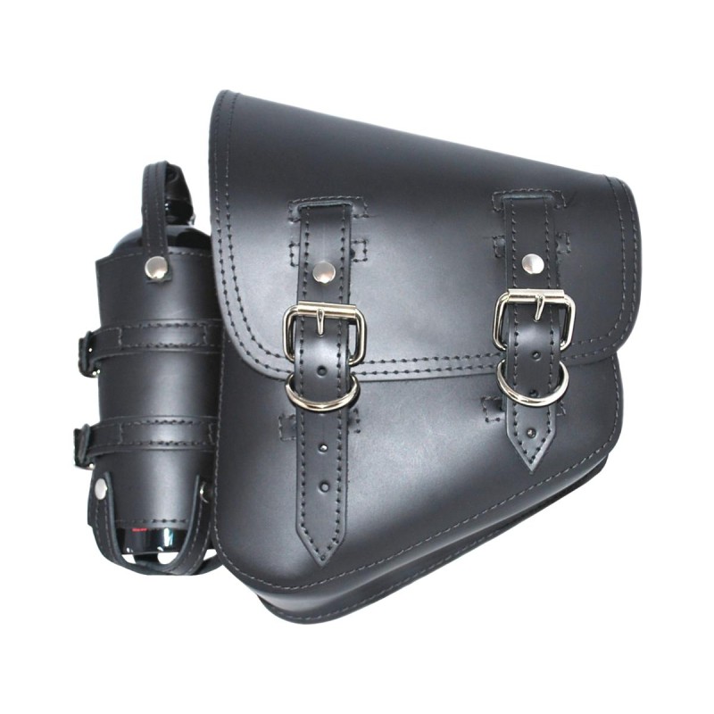 Left Side Bag with Fuel Bottle Black Left