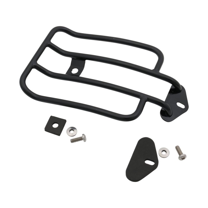 6" Solo Luggage Rack Gloss Black