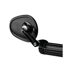 mo.view cruise flip Bar End Mirror Black