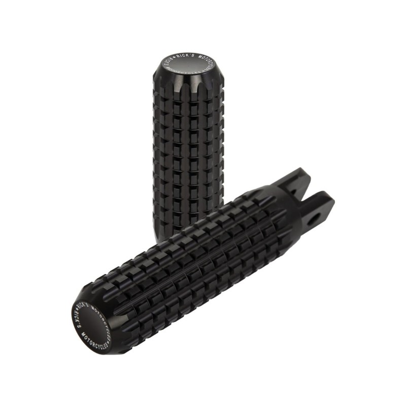 AK4.7 Rider Foot Pegs Black, Anodized