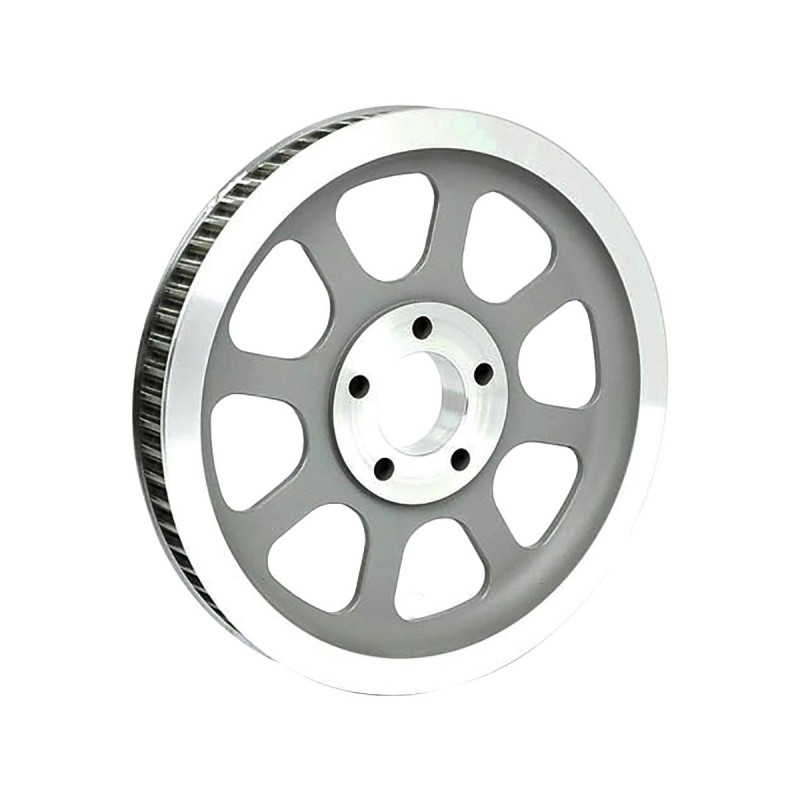 OEM Style Rear Belt Pulley Silver 20 mm 66.0 teeth