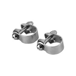 Handlebar Rack Clamps 1 1/4" Clamps Chrome