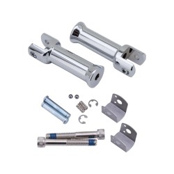 Milwaukee Eight Softail Passenger Foot Peg Mount Kit Chrome