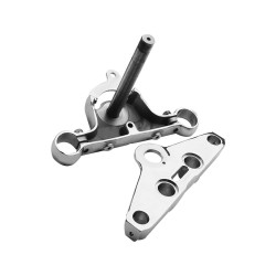 LOWER TRIPLE CLAMP FL Triple Tree Without padlock tab, with stem