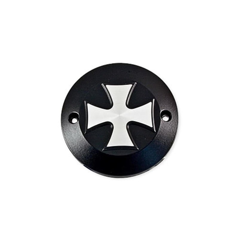 Iron Cross Point Cover 2-hole Polished