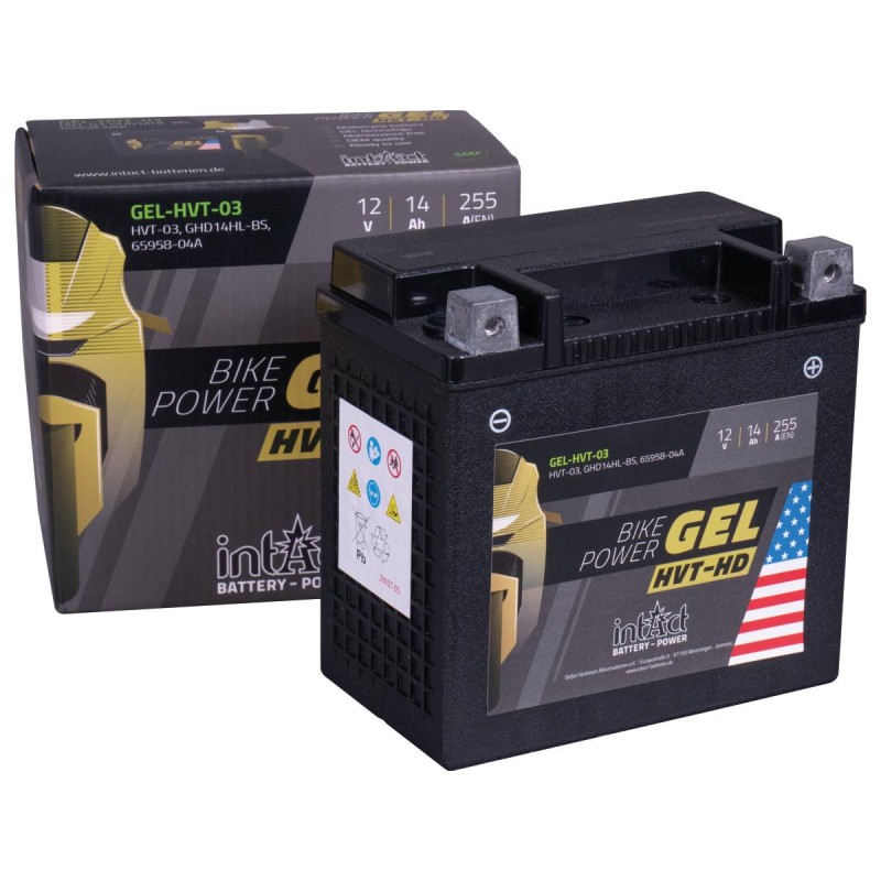 GHD14HL-BS HVT-03 Bike-Power GEL Battery