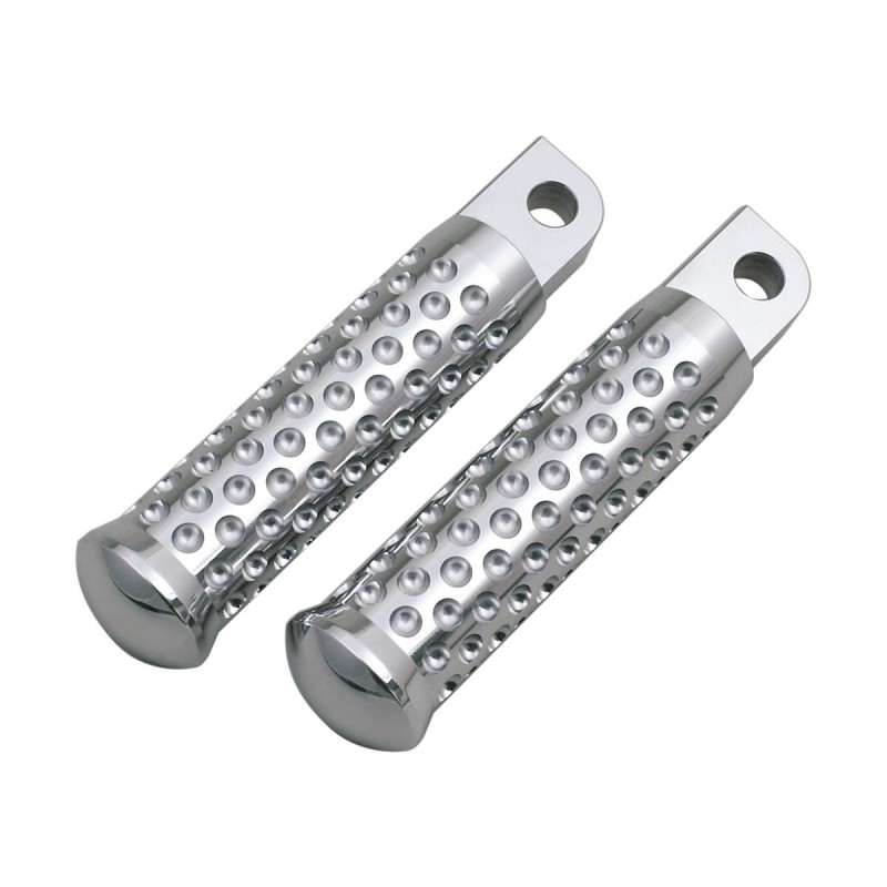 Dimpled Foot Pegs Passenger Pegs Chrome