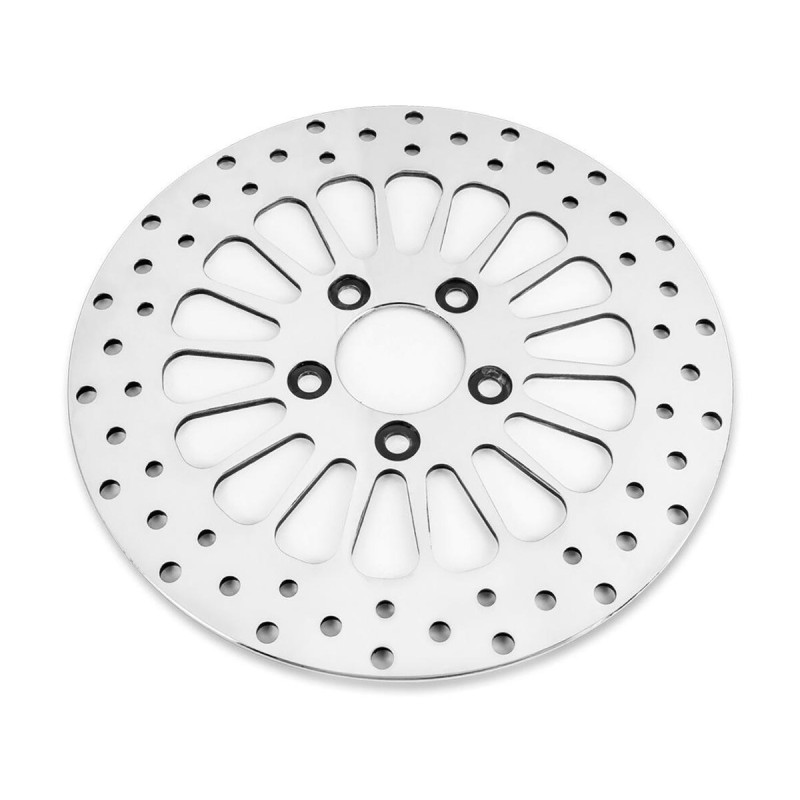 Super Spoke Brake Rotor Stainless Steel Polished 11,8" Front