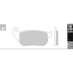 Sintered G1370/G1371 Brake Pad