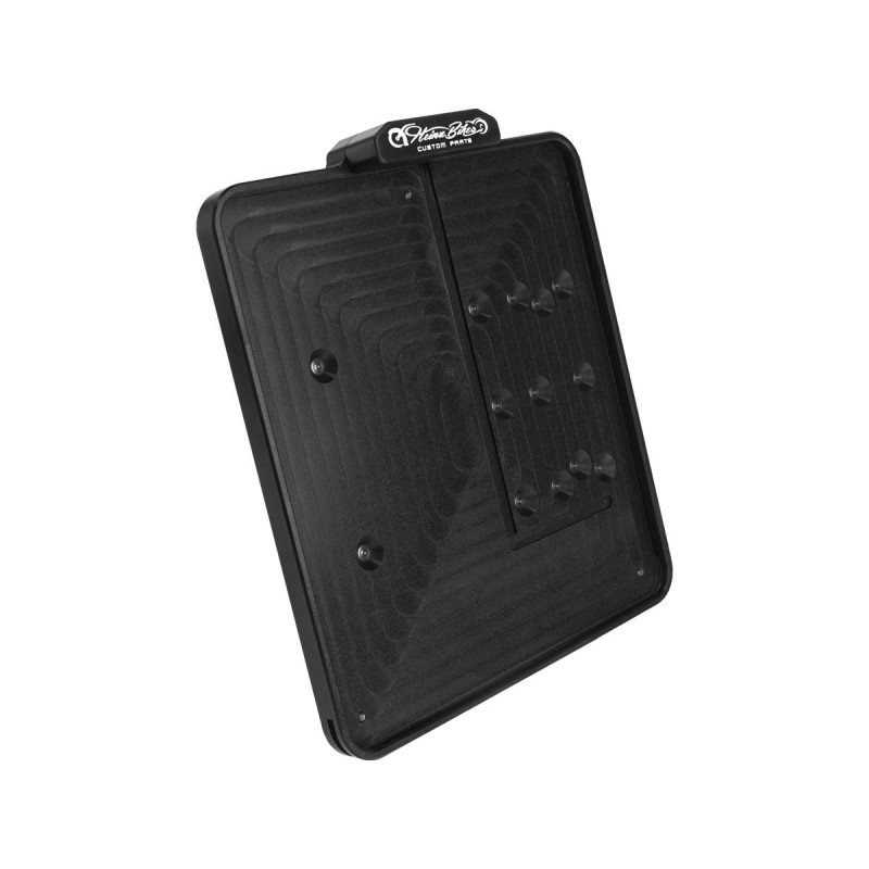 SLIP INN License Plate Base Plate German Size 220x200mm Black Anodized