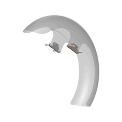 Standard Touring 21" Steel Front Fender Raw