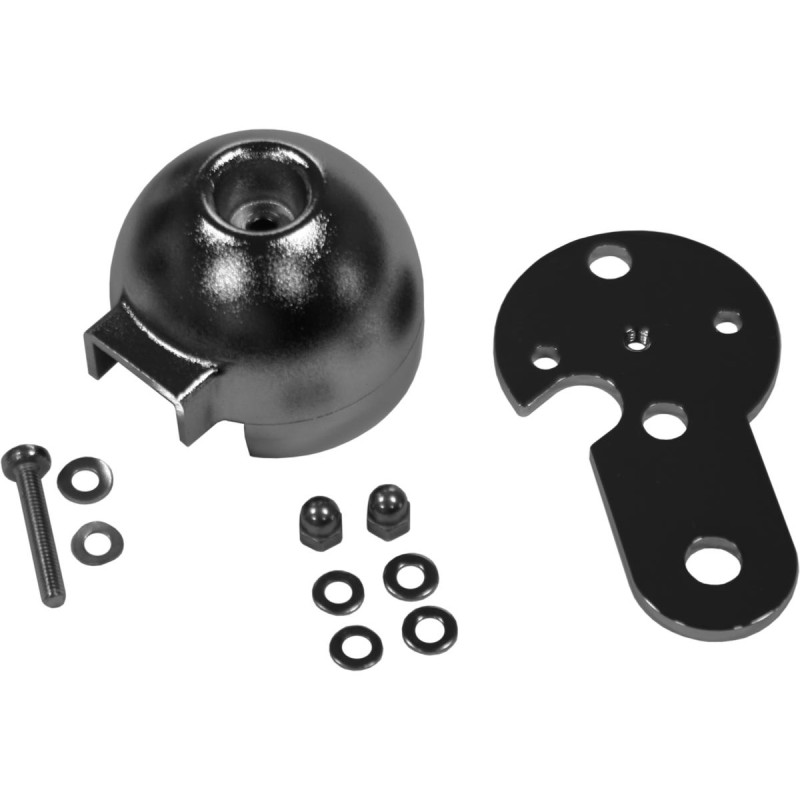 48mm Electrical Speedometer Bracket with Cover Black