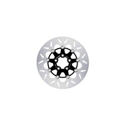 Disc Round DF FLV Floating Brake Disc 5-Hole Black Rear