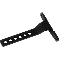 Small Headlight Relocation Bracket Black Powder Coated