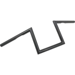 60s Wide Style 8 Handlebar Black Powder Coated 1"