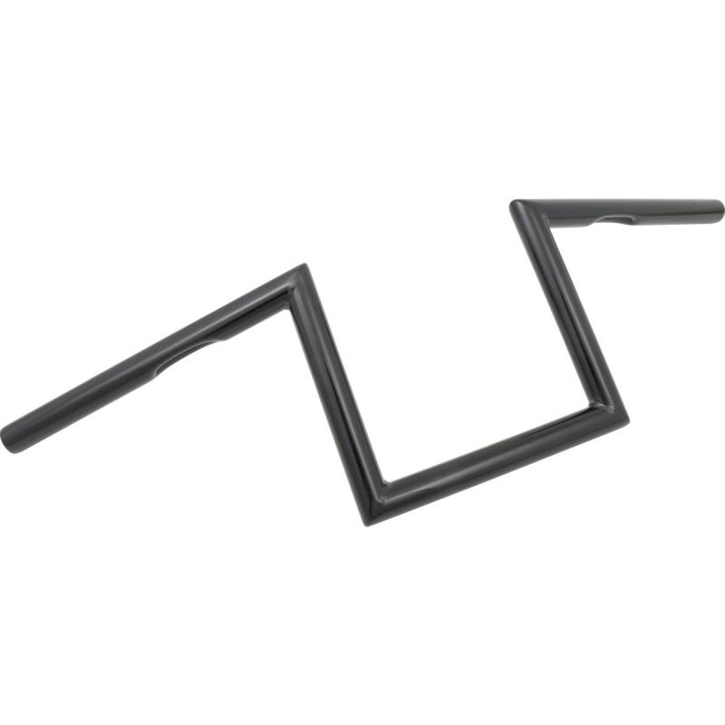 60s Wide Style 8 Handlebar Black Powder Coated 1"