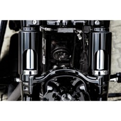 Palas Lower Fork Cover Black Powder Coated Satin