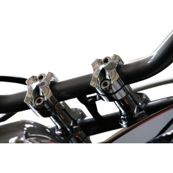 Spock Risers Chrome 1"