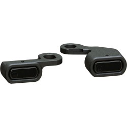 Stripe LED Blinker Black Powder Coated Light Smoke LED