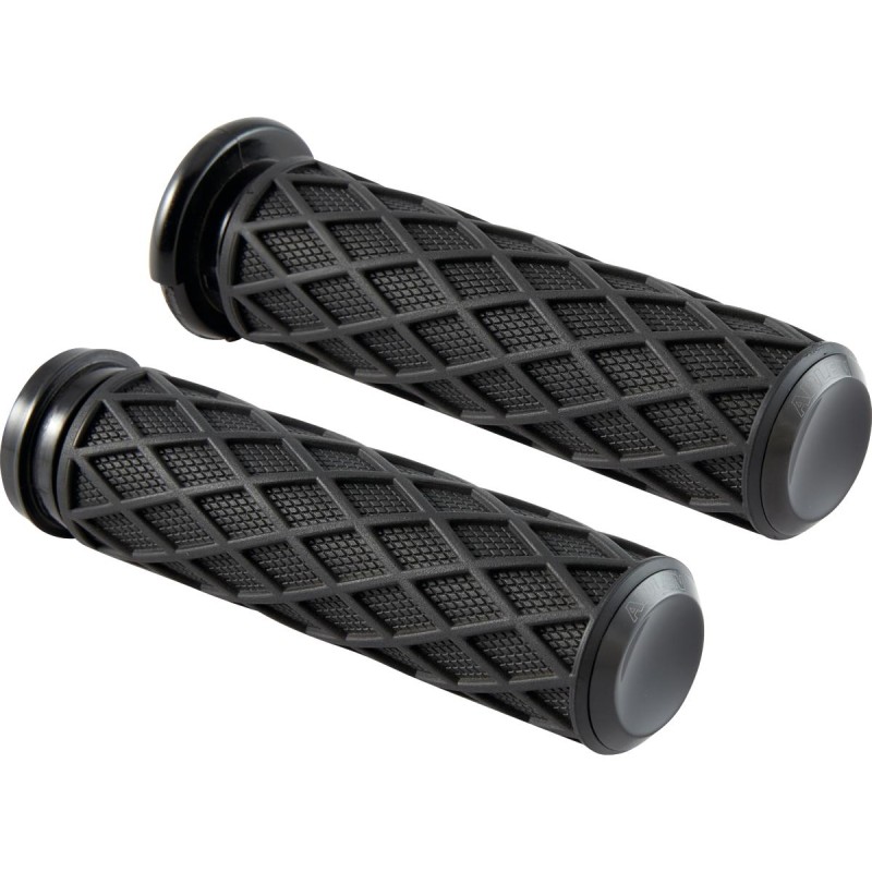 Diamond Grips Black 1" Throttle By Wire