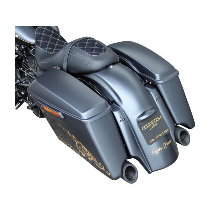 Custom Rear Fender Fender Kit including Turn Signals and Tail Light