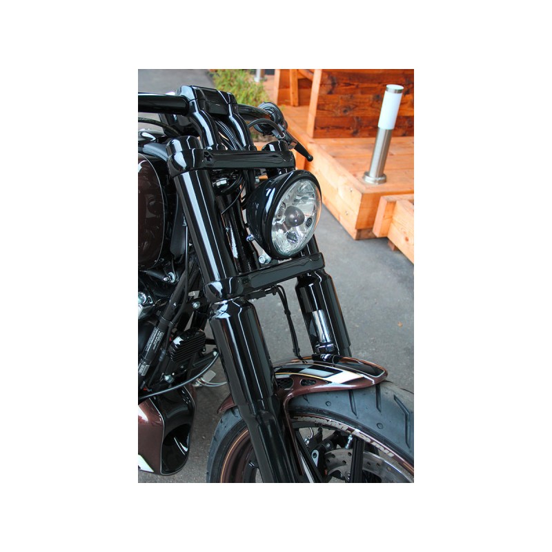 Upper Fork Cover Black Gloss Powder Coated