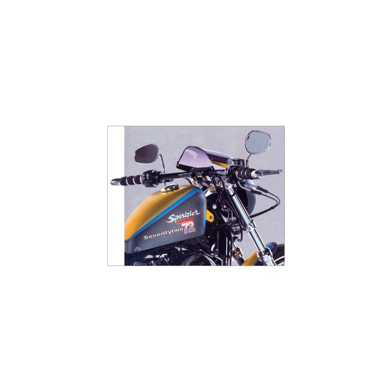 7/8" Drag Bar Handlebar Non-Dimpled Chrome 720.0 mm