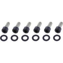 Exhaust Screw Kits Gloss Black Powder Coated