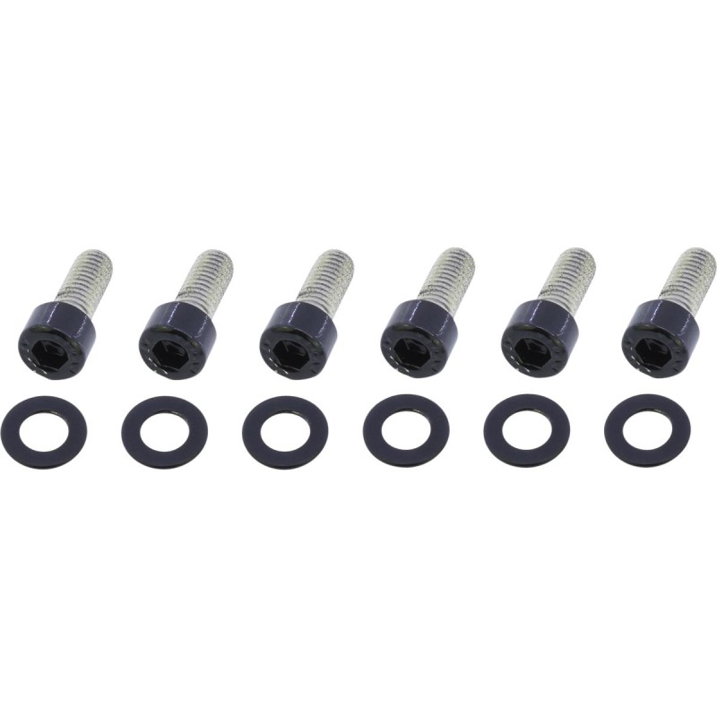 Exhaust Screw Kits Gloss Black Powder Coated