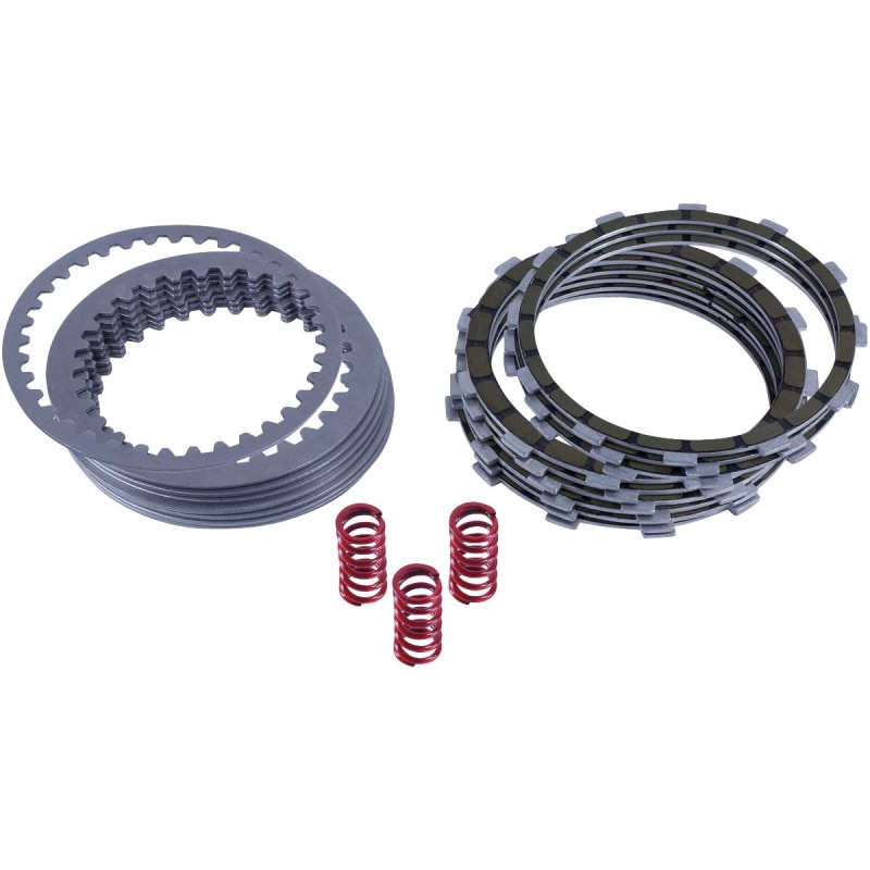 Complete Clutch Kit Clutch Plate Kit 9 Carbon Fiber friction plates, 8 steel plates, Set of 3 heavy duty springs