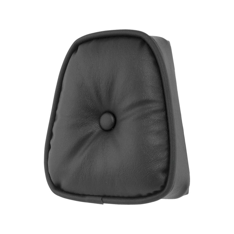 Round Upright Sissy Bar Pad Pillow Black Vinyl