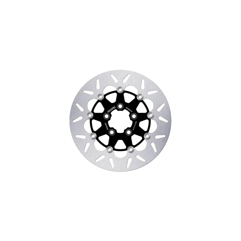 Disc Round DF FLV Floating Brake Disc 5-Hole Black Rear