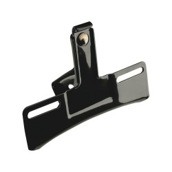 OEM-Style Top Mount License Plate Bracket 3-hole Black