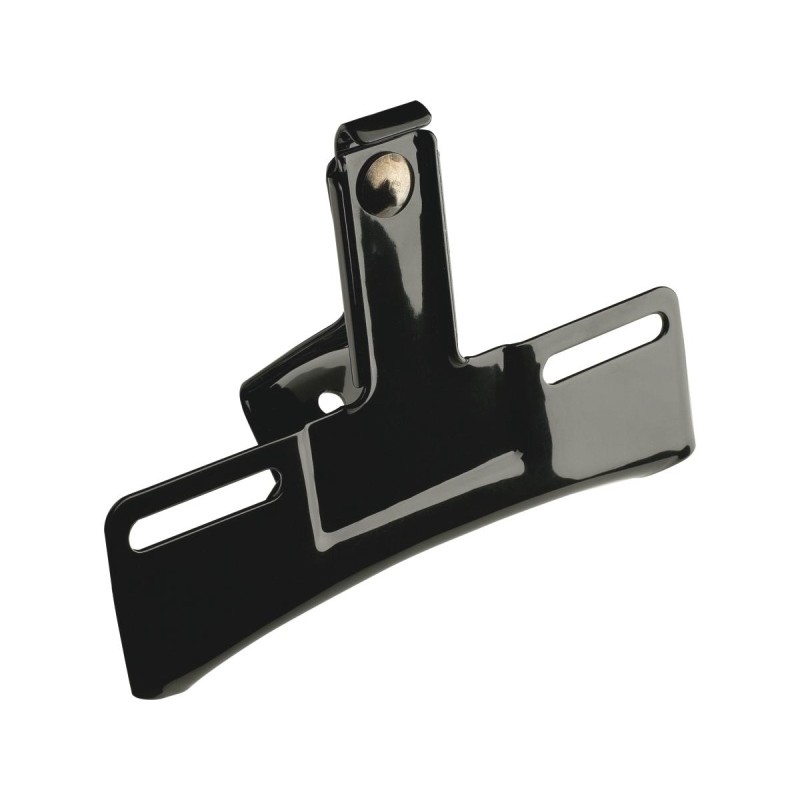 OEM-Style Top Mount License Plate Bracket 3-hole Black