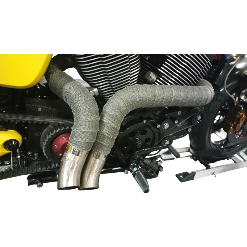 Exhaust Wrap, 1.5 x 20, Black Exhaust Wrap 1.5 x 20 Ft Black