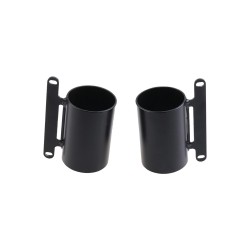 Lower Fork Cover Black Gloss Powder Coated