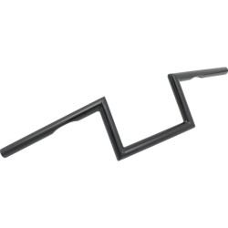 60s Wide Style 6 Handlebar Black Powder Coated 1"