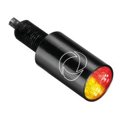 Atto® DF Integral LED Blink-/Rück-/Bremslichtkombination Black Powder Coated Clear LED