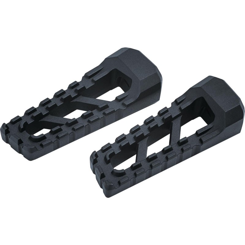 Riot Footpegs without Adapter Black, Satin