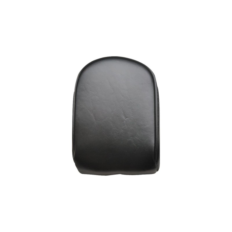 Mini Lowboy Upright Sissy Bar Pad Plain Black Vinyl