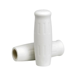 Classic Grips White 1" Throttle By Wire Throttle Cables