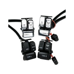 96-up Ergonomic Replacement Engine Start and Stop Switch Engine/Stop/Start Switch Chrome