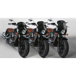 Wave QR® Quick Release Windshield Height: 10,5", Width: 21,5" Dark Smoke