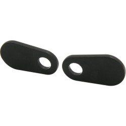 Turn Signal Mounting Plate Black Powder Coated